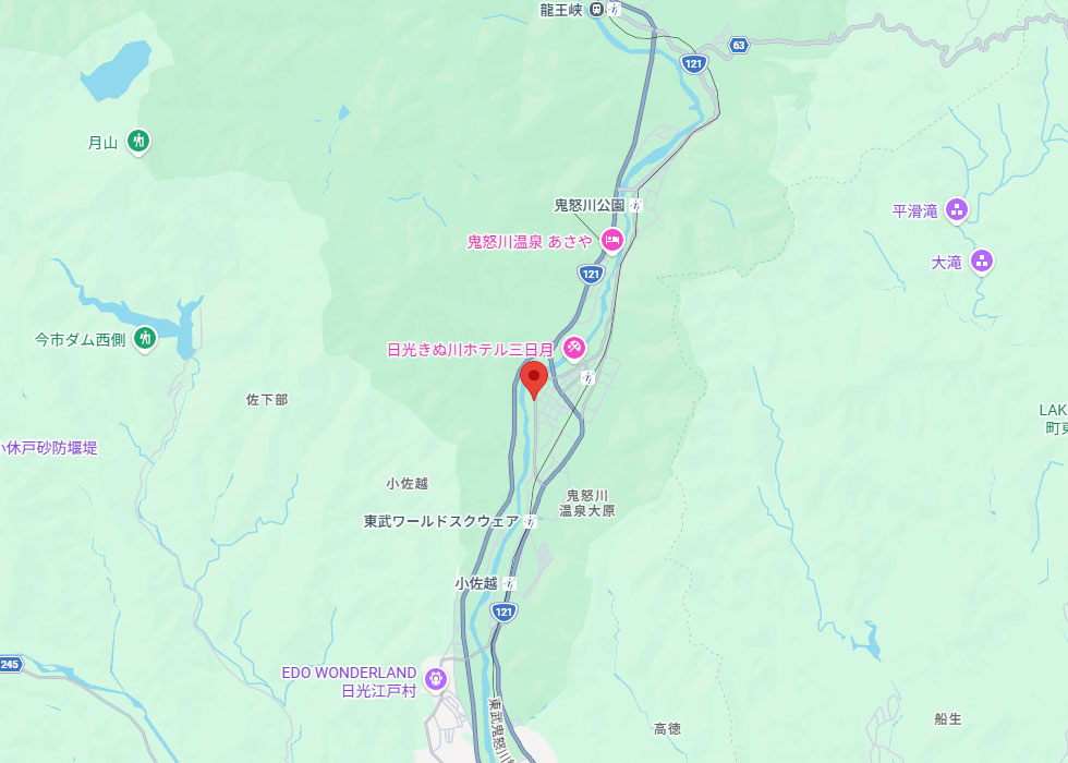 設置予定地周辺の地図